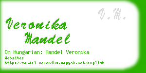 veronika mandel business card